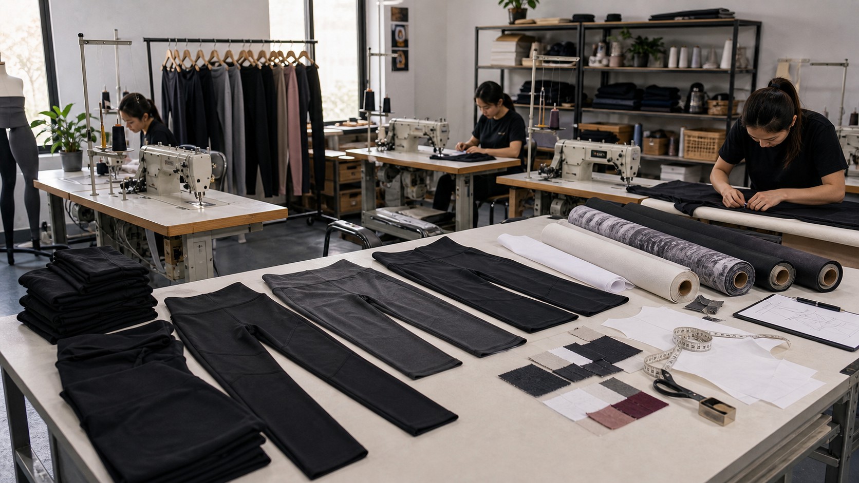Custom leggings factory overview