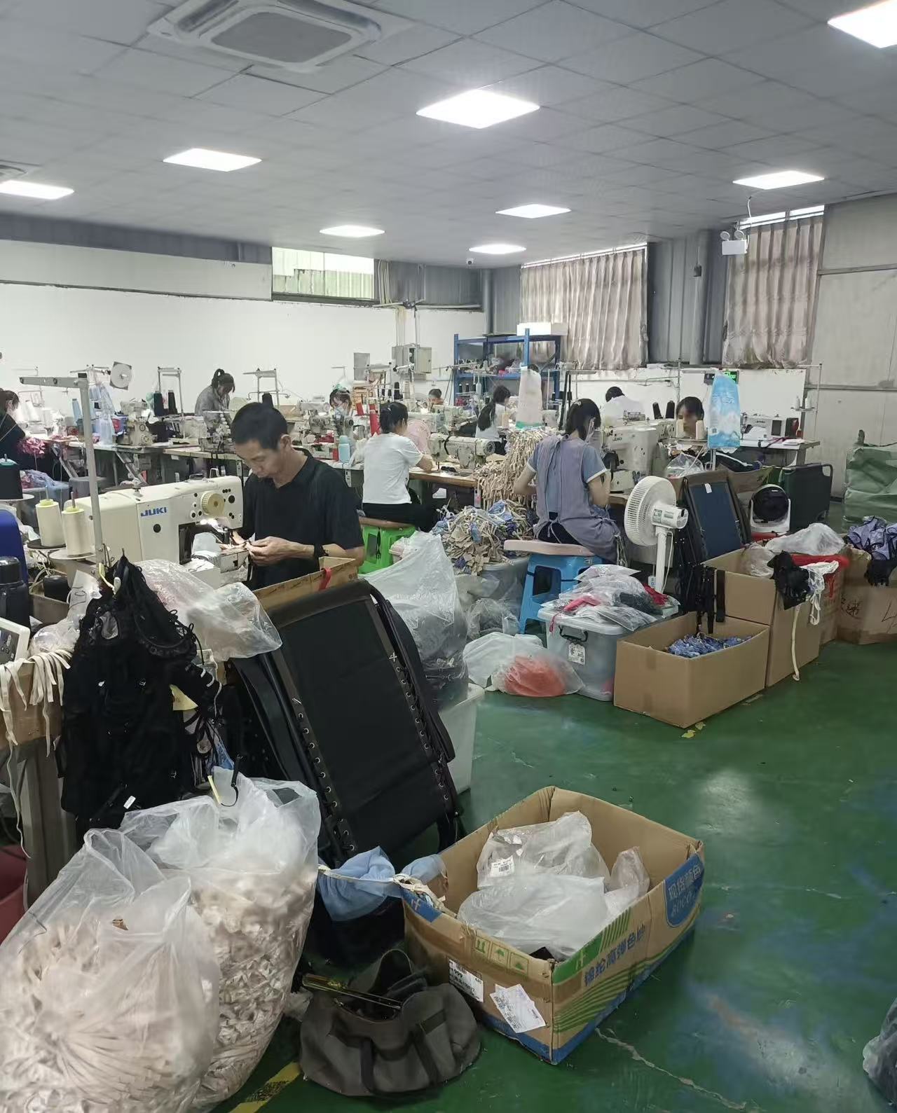 Activewear manufacturing facility overview